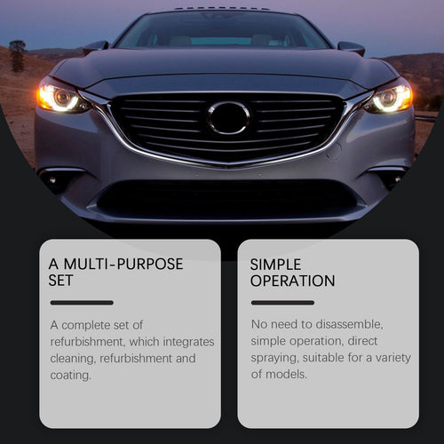 Car Headlight Restoration Polish Liquid